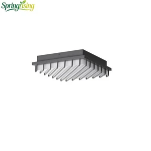 Modern Luxury 20W Square Decorative Grilled Outdoor Surface Mounted Ceiling Light