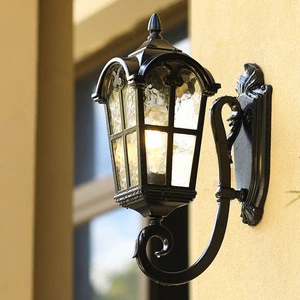Waterproof Outdoor Wall Lamp for Villa Entrance Garden & Balcony-European Retro Style