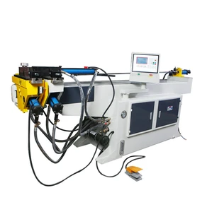 DW38 NC Hydraulic Pipe Bending Machine Metal Round Square Tube Bending Equipment With Digital Control