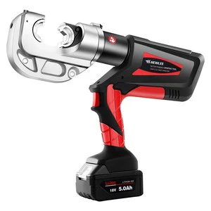 For HL400B Cordless Hydraulic Rechargeable 18V Li-ion Battery 120KN High Power Construction Cable Press Tool with 42mm Stroke