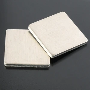 20x20x2mm Ultra Thin Natural Aluminum Heat Sink Radiator Strong Adhesive Main Control IC Chip Motherboard Cooling