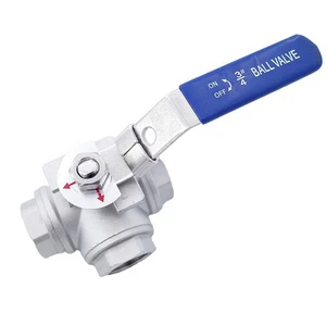High Quality 1 1/2 Inch BSP Female Thread DN40 SS304 201 316 2 Way Water Ball Vale