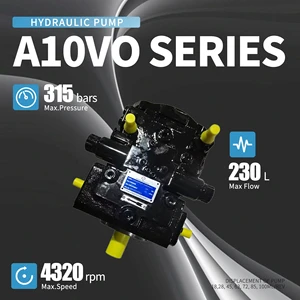 A10VO 18 28 45 63 72 85 100cc Series High Pressure Speed Open Loop Axial Piston Pump Hydraulic Displacement