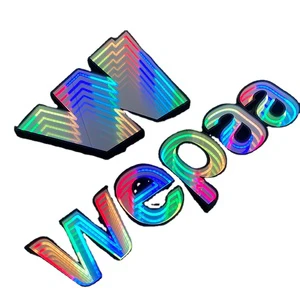 Led Illusion Mirror Infinity Mirror Night Light Tunnel Lamp for Dream Night Decorative Neon Sign Light Night