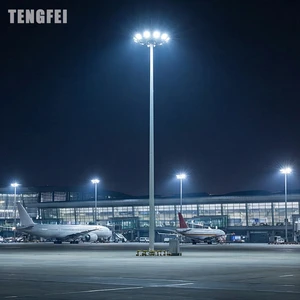 Modern Design High Mast Flood Lighting Galvanized High Street Light Pole