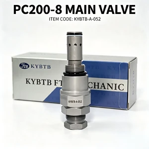 Wear Resistant Hydraulic Overflow Valve 723-40-92203 723-40-92701 Komatsu PC200-8 Digger Main Pump Replacement Valve