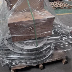 Ventilation Butterfly Damper Valve Electric Control Flange Type for Normal Temperature Heating Systems