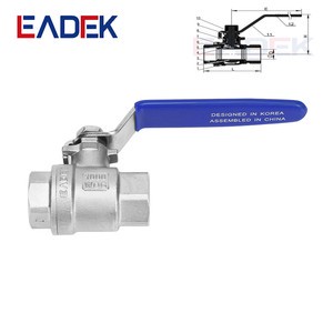 316 Casting 2PC Ball Valve Female-female Threaded Ends Ball Valve Factory High Quality Stainless Steel 304 Ball VALVES General
