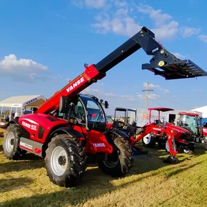 7m Lifting Height 3500KG Rated Load Agricultural Telehandler 4WD Diesel Telescopic Handler For Farm Work Offroad Terrain