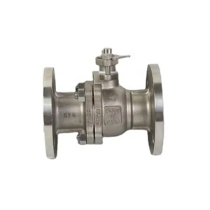 JIS API PN20 PN50 Stainless Steel 304 316 CF8 CF8M Flange End Ball Valve