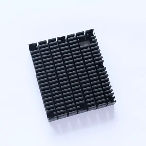 82x71x15mm Black Aluminum Heat Sink Custom Industrial Computer Equipment Module Chip Thermal Dissipation Radiator