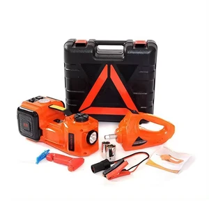 Factory Price 5 Ton 12V Electric Hydraulic Car Jack T765, 3 in 1 Kit with Impact Wrench & Pump for SUV Truck Wholesale
