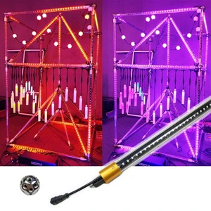 360 Led Tube Light for Night Club Decoration Rbg 3D Dmx Digital D Led Color Light Tubes Meteor Lighting Dmx512 360 Led Tube 30mm