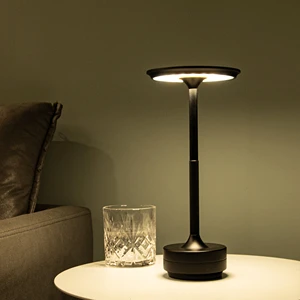 Modern Touch Control Rechargeable LED Decorative Light Metal Desk Lamp LED Table Lamp for Restaurant Bedside Bar