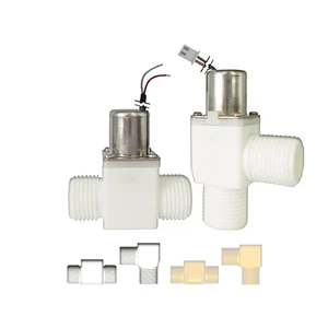 Goldenland Manufacturer DC 4.5V Bistable Pulse Solenoid Valve for Sanitary Sensor Faucet 1/4 Inch Quick Connect Plastic