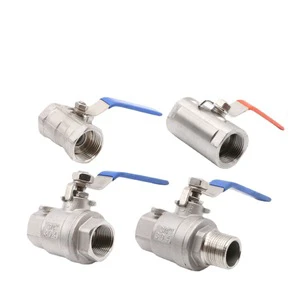 304/316stainless Steel Ball Valve Two-piece High-temperature Resistant Ball Valve Threaded Internal Thread Ball Valve