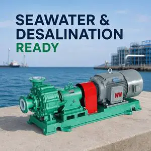 Durable High Pressure UHMWPE Lined Abrasion Resistant Fully Automatic Control Slurry Centrifugal Pump For Acidic Sludge OEM