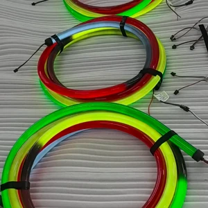 WITOP 360 Programmable IP65 Black Silicone Flexible Tube Neon Rope Light D22 DJ Stage For Bar Nightclub