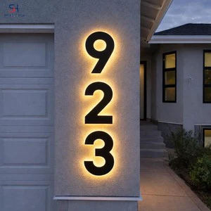 Best Seller Metal Waterproofing Backlit LED Sign Custom LED LOGO Sign For Outdoor Home Commercial Decor