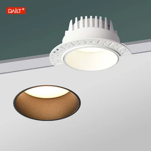 High-End Commercial Anti-Glare High Brightness Touch Control LED Downlight Modern Design Style Hotel/Villa Lighting Aluminum