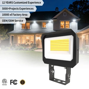 IP65 Waterproof Outdoor 80W 100W LED Flood Light ETL DLC Listde LED Flood Light With 5 Years Warranty