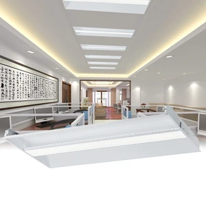 Factory Price Indoor Lighting Home Office Ceiling Recessed Mounted Square Troffer Light 24w 36w 42w 50w Led Panel Light
