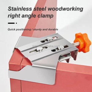 Imbot Professional 90 Degree Stainless Steel Corner Clamp Opened-End Woodworking Frame Assembly Tool OEM Factory Supply