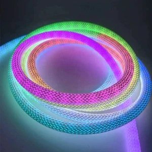 High Lumen 360 Degree Ip67 APP Control Landscape Bridge Lighting Party Decoration Colorful Flex 3m Rgb Led Neon Tube Light