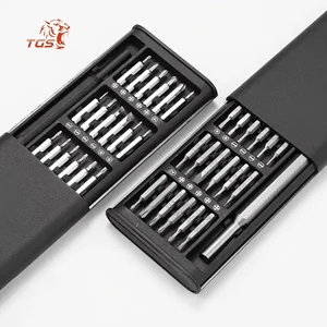TGS Mini Multifunctional Electric Screwdriver Set Power Screwdriver Pen Mobile Phone Repair Tools Kit Rechargeable Bit