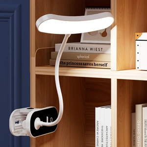 Arc Clip Rechargeable Eye Protection Novelty Table Lamp 6000K Daylight Touch Control Dimmable LED Desk Lamp for Reading Room