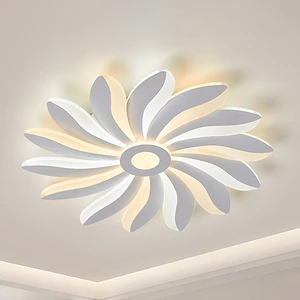 Modern Acrylic LED Ceiling Lights for Bedroom and Living Room AC Powered IP33 Rated