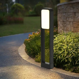 Aluminum Waterproof Electric Lawn Lamp Outdoor Villa Garden Grassland Low Pole Landscape Turf Light