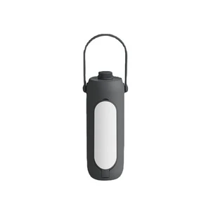 Rechargeable LED Camping Lantern 3 Color Soft Light Expandable Lampshade Portable Hanging Tent Light for Camping Hiking