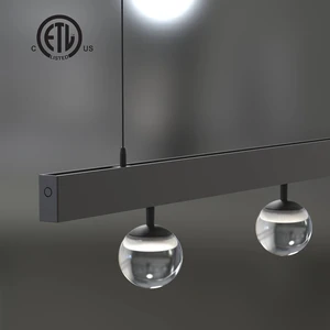 ETL 6W Slim COB LED Aluminum Track Light with High CRI 90 Dimmable Magnetic Floodlight Recessed Pre-Buried Surface Mount