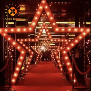 Commercial Led Christmas Motif Arch Street Lighting Heart Decoration Tunnel Light Cross Street