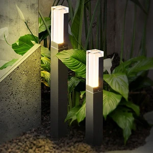 New Style LED Garden Waterproof Lawn Lamp Modern Aluminum Outdoor Courtyard Villa Landscape Bollard Light