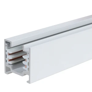 Modern 1M White LED Lighting Track Spotlight 3 Circuits 4 Wires 3 Phase Home Mall Aluminum Body GU10 Base 220V Input