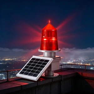 Waterproof IP65 Outdoor LED Highway Bridge Pillar Alert Solar Aviation Obstruction Light