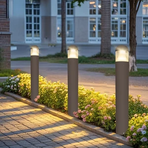 Aluminum Waterproof IP65 14W 19W 24W External Led Lawn Walkway Garden Path Outdoor Pathway Bollard Lights
