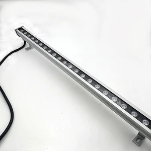 Wall Washer Light Outdoor RGBW Cast Aluminum IP67 Waterproof DMX Linear LED Wall Washer Landscape Lighting Lamp Wall Washer