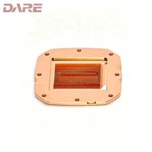 Manufacturer Customized Pure Copper Enclosure Heat Sink Precision High Thermal Conductivity Cooling for Fast Heat Dissipation