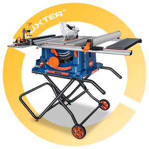 LUXTER 2000W Multifunctional 255mm Folding Table Saw Circular Horizontal Saw Wood PVC Plastic Cutting Sierra De Mesa