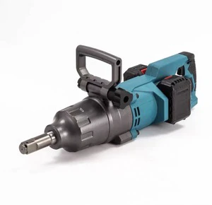 Industrial Grade 48V Brushed Lithium-Ion Impact Wrench 5000Nm 1-Inch Drive 1000W Plastic Handle Battery Powered DIY Tool 1 Year