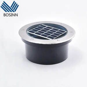 Solar Underground Lamp Pathway Landscape Lighting Outside Wall Spotlight Patio Sidewalk Pedestrian Street Buried Lights