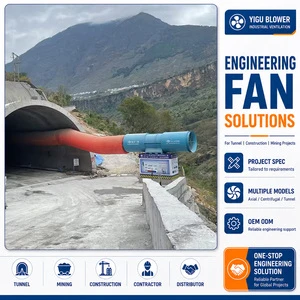 Tunnel Ventilation Engineering High Airflow Project Tunnel Jet Blower Fan For Underground Tunnel Smoke Ventilation