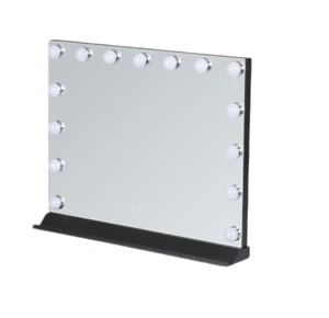 Wholesale Touch Screen 15 Dimmable Led Bulbs 58x45cm Lighted Makeup Vanity With Hollywood Led Vanity Mirror