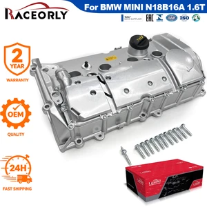 RACEORLY 11127646552 11127603390 Aluminum Valve Cover For BMW MINI Cooper S JCW N18B16A 1.6T 2011-2016