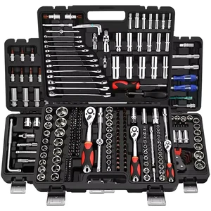 Auto Mechanic's Repair Tool Set Wrench Hand Includes a Socket Ratchet