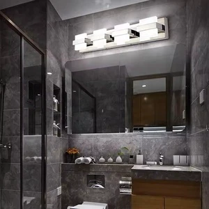 Factory Customized LED Modern Bathroom Vanity Lamp Mirror Acrylic Iron Bathroom Wall Lamp