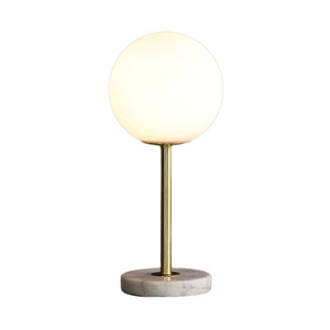 Portable Marble Small Lamp Creative Warm Switch Control Bedroom Glass Modern Warm Light Decoration Bed Star Nightlight